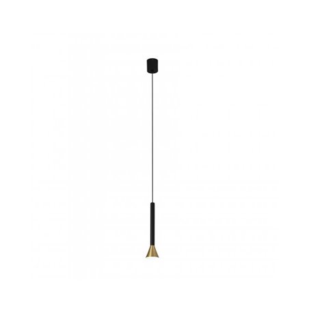  Lampara colgante LED Faro Barcelona DANKA 64223 orol/Negro