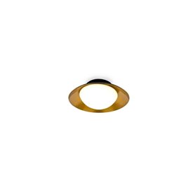 Lampara plafon FARO Barcelona 62135 SIDE 200 Negro mate/Cobre