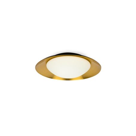 Lampara Led plafon FARO Barcelona 62143 SIDE 390 Negro mate/Cobre