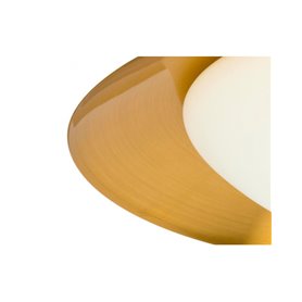 Lampara Led plafon FARO Barcelona 62143 SIDE 390 Negro mate/Cobre