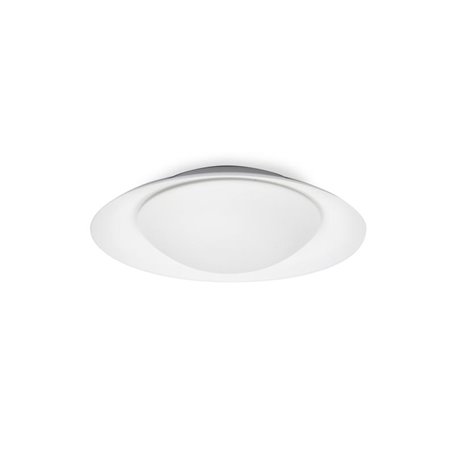 Lampara Led plafon FARO Barcelona 62144 SIDE 450 Blanco mate