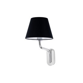 Lampara aplique FARO Barcelona 24005-12 ETERNA Cromo/Negro