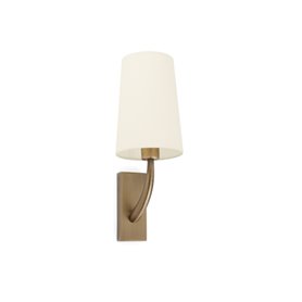 Lampara aplique FARO Barcelona 29681-20 REM Oro viejo/Beige