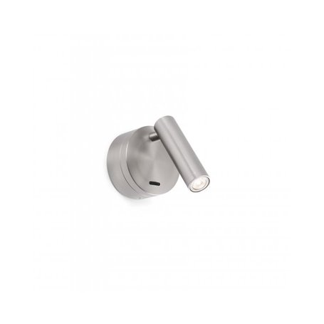 Lampara Led aplique FARO Barcelona 62709 BOC Niquel satinado