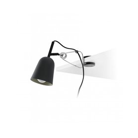 Lampara pinza FARO Barcelona 51133 STUDIO Negro mate