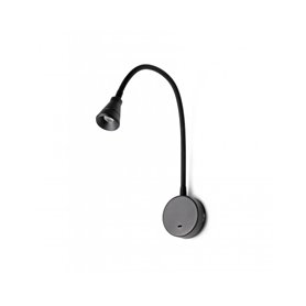 Lampara Led aplique FARO Barcelona 41030 BEL Negro mate