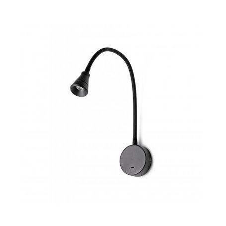 Lampara Led aplique FARO Barcelona 41030 BEL Negro mate