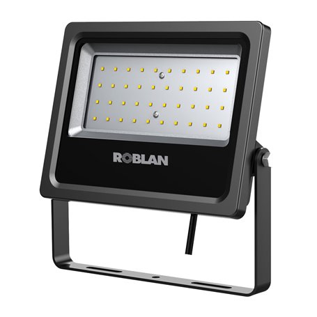 Proyector Led 50w ROBLAN MHLX50B 6.500ºK Negro
