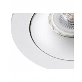 Empotrable redondo orientable de techo Faro Barcelona ARGON 43401 Blanco