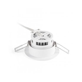 Empotrable orientable redondo de techo Faro Barcelona KOI LED 42921  Blanco 