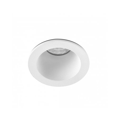 Empotrable redondo de techo Faro Barcelona FOX 02101001 blanco 