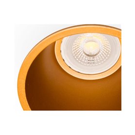 Empotrable redondo de techo Faro Barcelona FRESH 02100503 Oro