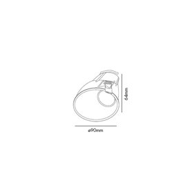 Empotrable redondo Faro Barcelona FRESH WALL WASHER 02100603 Oro