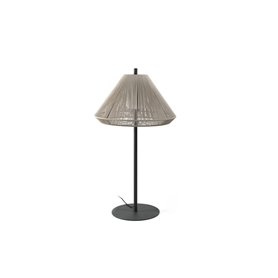 Lampara pie exterior FARO Barcelona 71575-09 SAIGON out 1200 C70 Gris/Beige