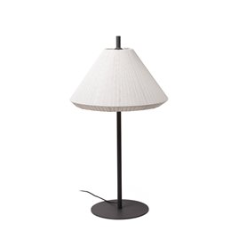 Lampara de Pie Saigon T70 Faro Barcelona 71575-05 Gris oscuro/Crema