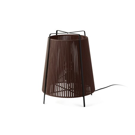 Lampara portatil Jardin Faro Barcelona 71264 AKANE Marron