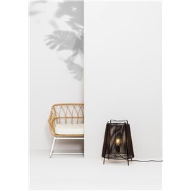 Lampara portatil Jardin Faro Barcelona 71264 AKANE Marron