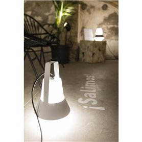 Lampara portatil Exterior Faro Barcelona CAT 71563  blanco