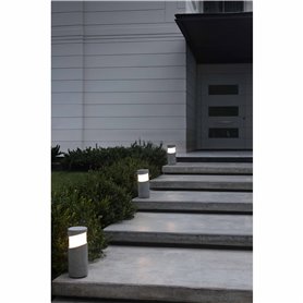 Baliza sobremuro Faro Barcelona BLOCK 74141 gris 