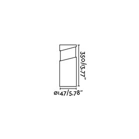 Baliza sobremuro Faro Barcelona BLOCK 74141 gris 