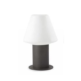 Baliza sobremuro Faro Barcelona Mistu 74433S-02 gris oscuro