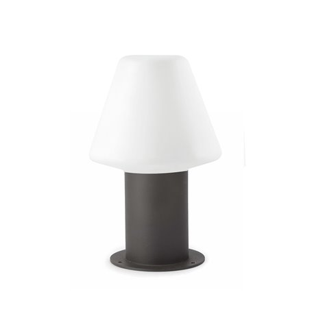 Baliza sobremuro Faro Barcelona Mistu 74433S-02 gris oscuro
