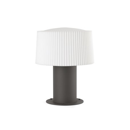 Baliza sobremuro Faro Barcelona Muffin 74433S-04 gris oscuro