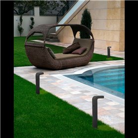 Baliza Faro Barcelona Klamp 74411 gris oscuro