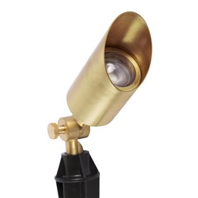 Lampara estaca Jardin Faro Barcelona 71613 ANDY Oro Satinado