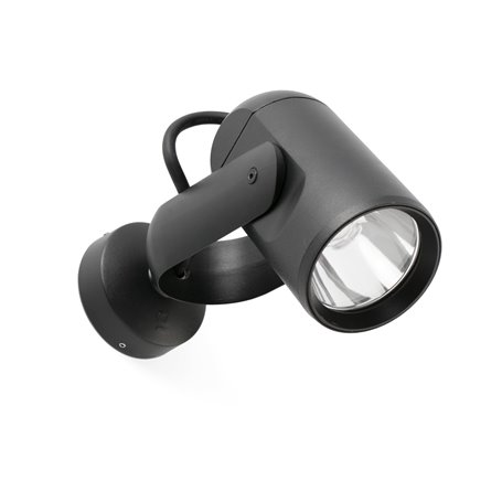 Lampara proyector Jardin Faro Barcelona SLOT-1 70035 negro