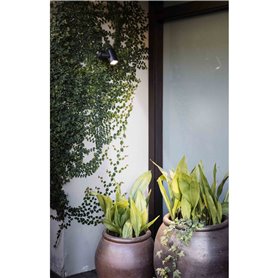 Lampara proyector Jardin Faro Barcelona SLOT-1 70035 negro
