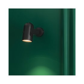 Lampara proyector Jardin Faro Barcelona SLOT-1 70035 negro