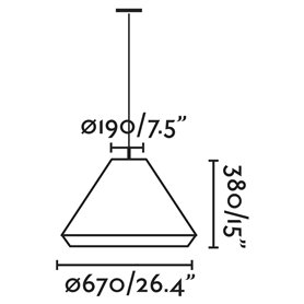Lampara suspendida Saigon T70 Faro Barcelona 71579H-06 Gris Oscuro/Crema
