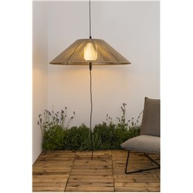 Colgante portatil exterior FARO Barcelona 71584-10 SAIGON out C100 Gris/Beige