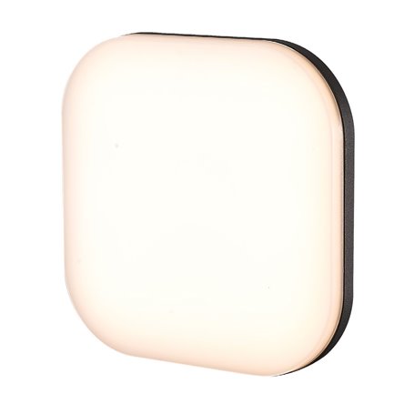 Aplique Cuadrado Led 11W Roblan ZOA7224GC 3.000ºK Gris Oscuro
