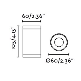 Plafon superficie Faro Barcelona 71372 OLOT Blanco