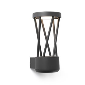 Aplique superficie Faro Barcelona 71285 Twist Led Gris oscuro
