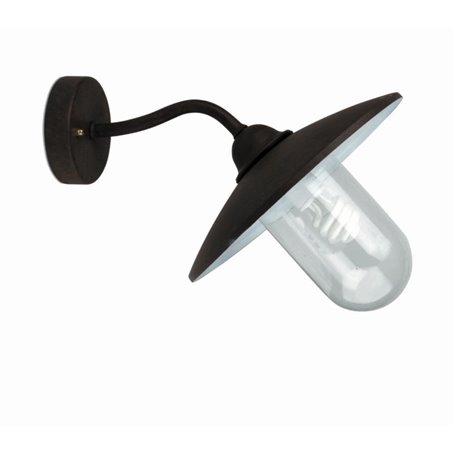 Aplique superficie Faro Barcelona 74261 WALLY-2 Marron Oxido