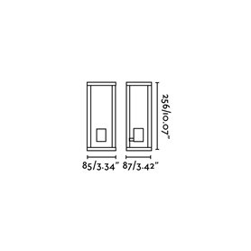 Aplique superficie Faro Barcelona Tamashi 71303 Gris oscuro
