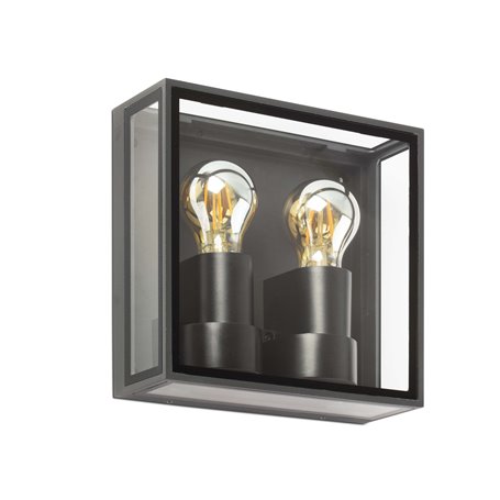 Aplique superficie Faro Barcelona 71306 POMO Gris oscuro