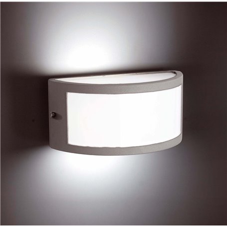 Aplique superficie Faro Barcelona 70696 NEGUS Gris 