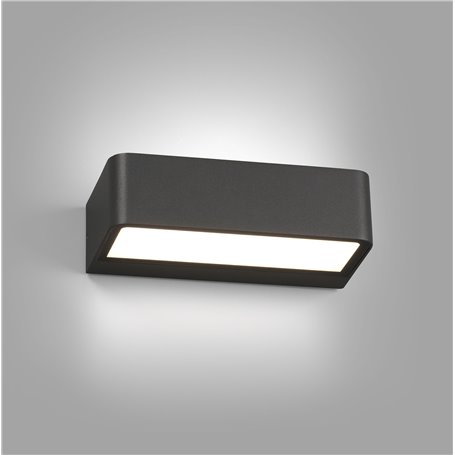Aplique led superficie Faro Barcelona TAKUA 71277 Gris Oscuro