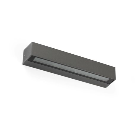 Aplique Led superficie Faro Barcelona 71904 DORO-20 Gris Oscuro