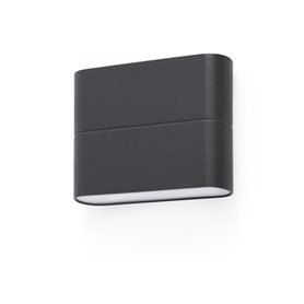 Aplique led superficie Faro Barcelona Aday-1 70645 Negro