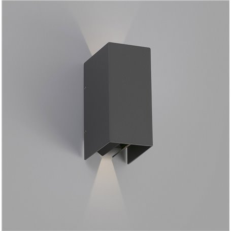 Aplique Led superficie Faro Barcelona 70634 BLIND Gris Oscuro