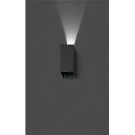 Aplique Led superficie Faro Barcelona 70634 BLIND Gris Oscuro