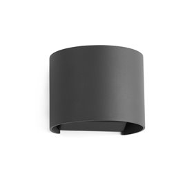 Aplique Led superficie Faro Barcelona 70687 SUNSET Gris Oscuro