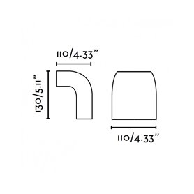 Aplique superficie Faro Barcelona 74407 KLAMP Gris Oscuro