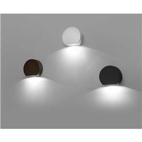 Aplique Led superficie Faro Barcelona 70825 PILL Gris Oscuro