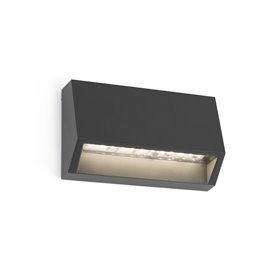 Aplique Led superficie Faro Barcelona 70657 MUST-1 Gris Oscuro